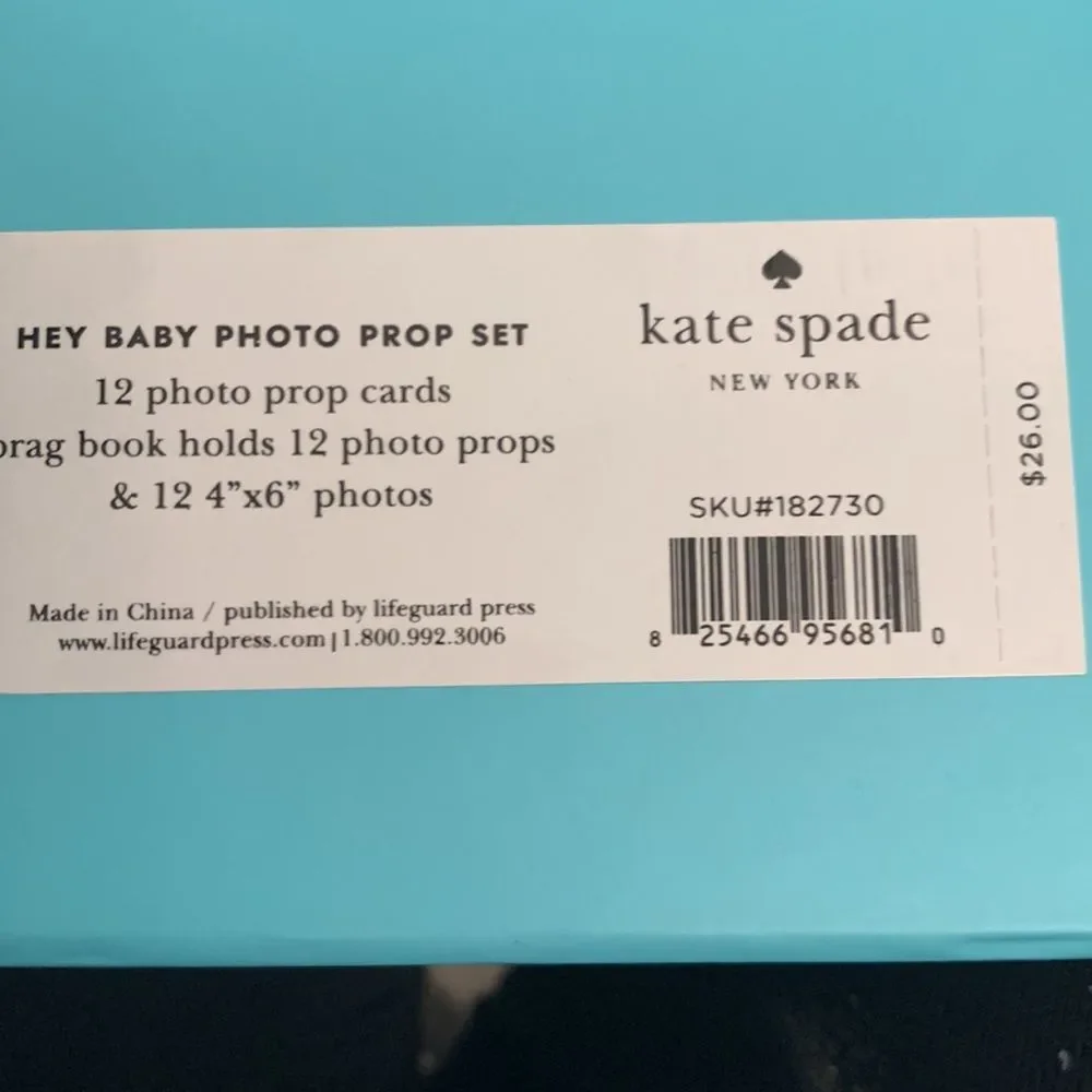 NWT Kate Spade ♠️ Photo Prop Set - Picture 7 of 7